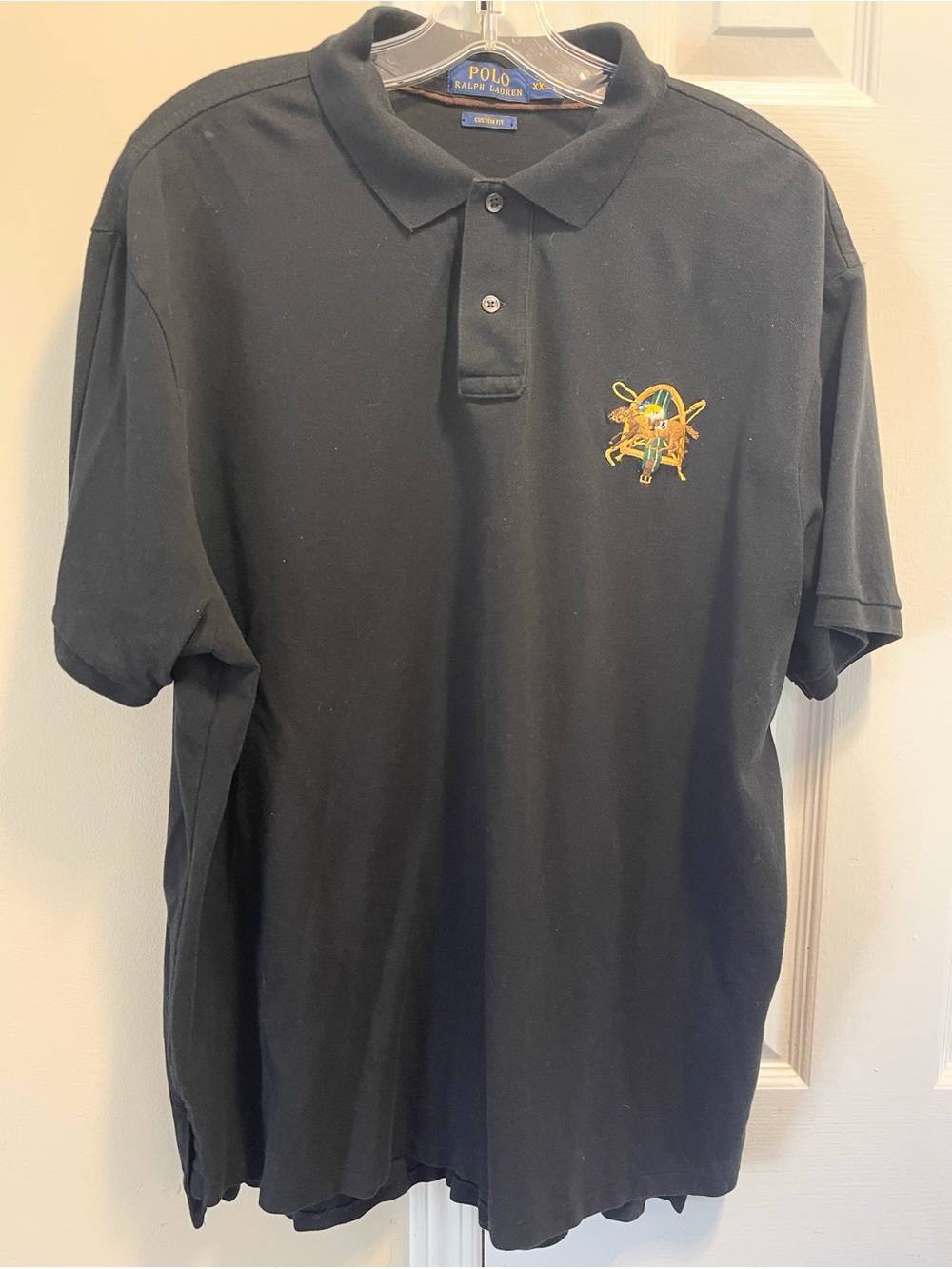 Polo Ralph Lauren Black Short Sleeve Polo Shirt for Men